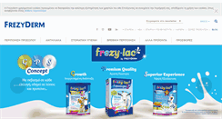 Desktop Screenshot of frezyderm.gr